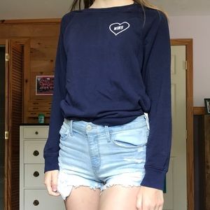 Old Navy Blue “Love Wins” Sweater